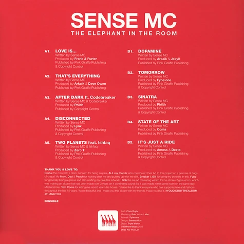Sense MC & V.A. - The Elephant In the Room LP