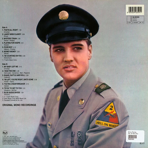 Elvis Presley - For LP Fans Only