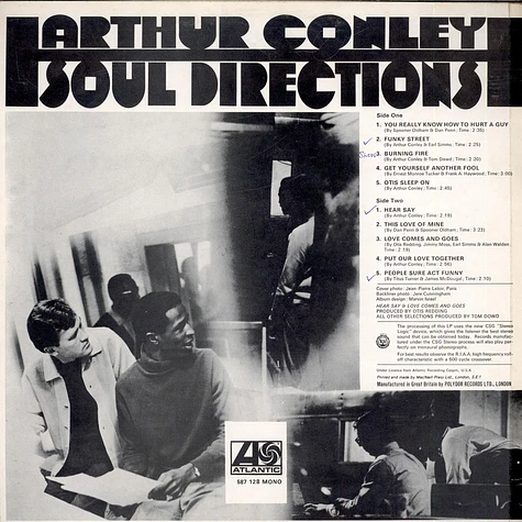 Arthur Conley - Soul Directions