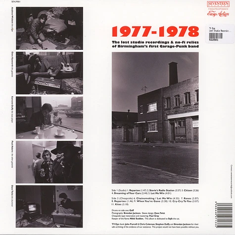 TV Eye - Lost Studio Recordings 1977-1978