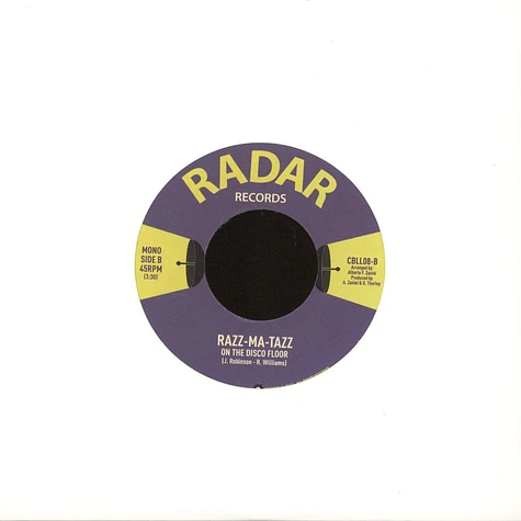 Razz-Ma-Tazz - On The Disco Floor Stereo Version / Mono Version