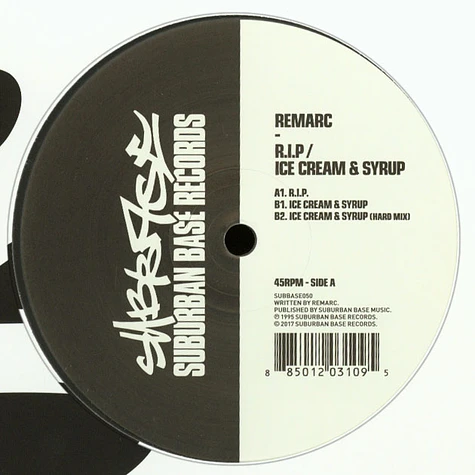 Remarc - R.I.P. / Ice Cream & Syrup Clear Vinyl Edition