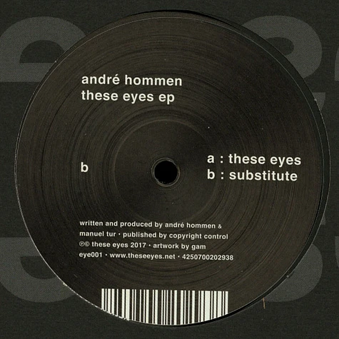 Andre Hommen - These Eyes EP