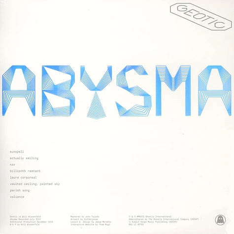 Geotic - Abysma Black Vinyl Edition