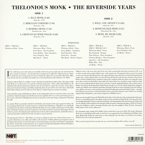 Thelonious Monk - The Riverside Years