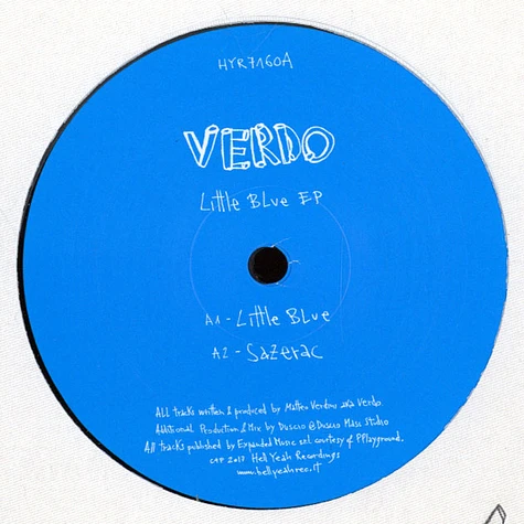 Verdo - Little Blue EP