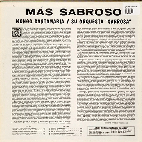 The Mongo Santamaria Orchestra - Mas Sabroso