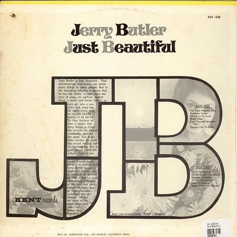 Jerry Butler - Just Beautiful