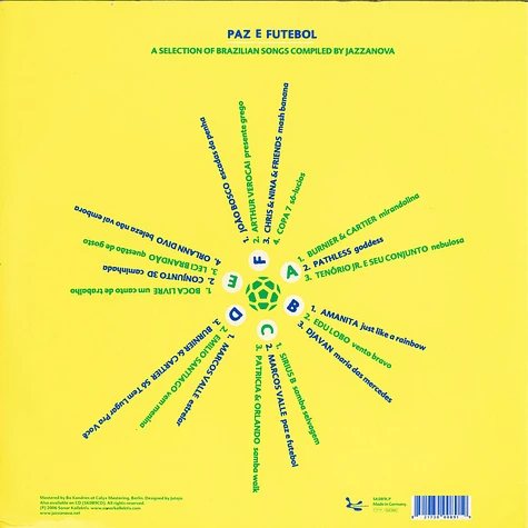 V.A. - Paz E Futebol (A Selection Of Brazilian Songs Compiled By Jazzanova)