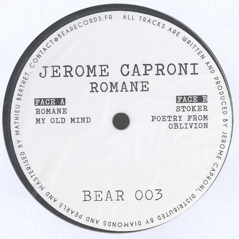Jerome Caproni - Romane EP