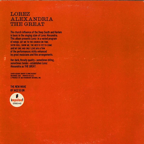 Lorez Alexandria - Alexandria The Great