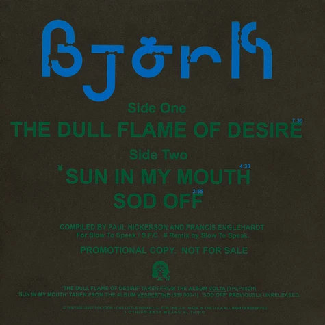 Björk - The Dull Flame Of Desire