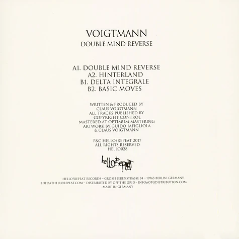 Voigtmann - Double Mind Reverse EP