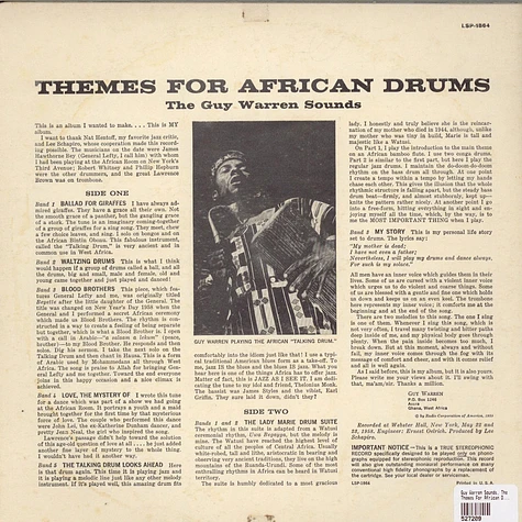 The Guy Warren Sounds - Themes For African Drums