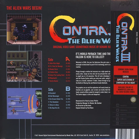 Konami Kukeiha Club - OST Contra III: The Alien Wars
