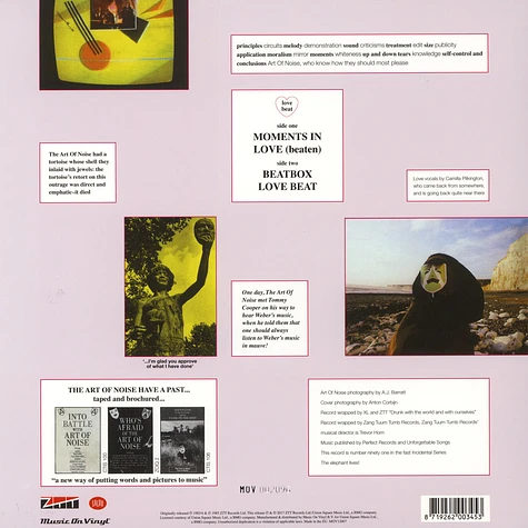 Art Of Noise - Moments In Love Purple Vinyl Edition