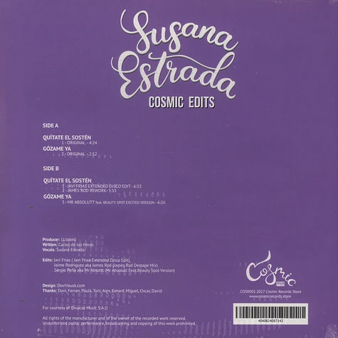 Susana Estrada - Cosmic Edits