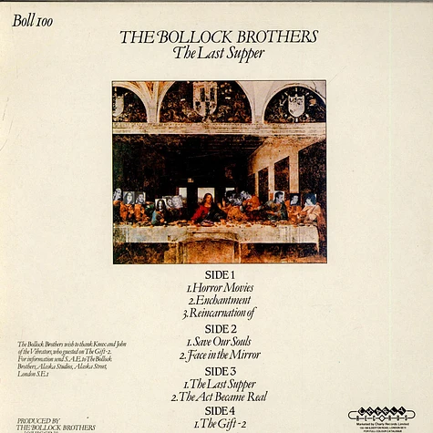 The Bollock Brothers - The Last Supper