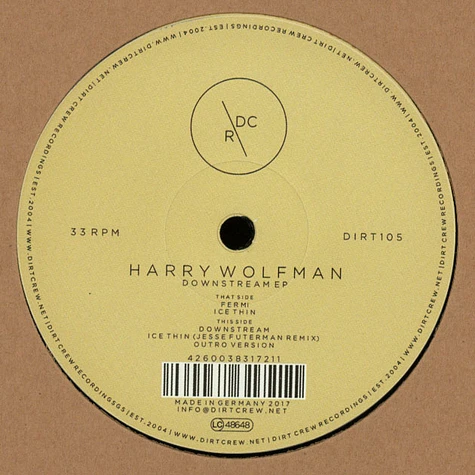 Harry Wolfman - Downstream EP