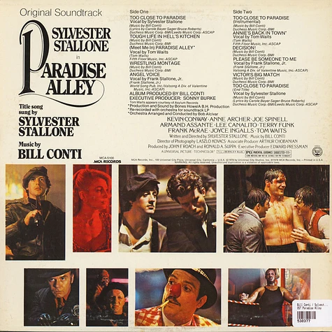 Bill Conti, Sylvester Stallone - Paradise Alley (Original Soundtrack)