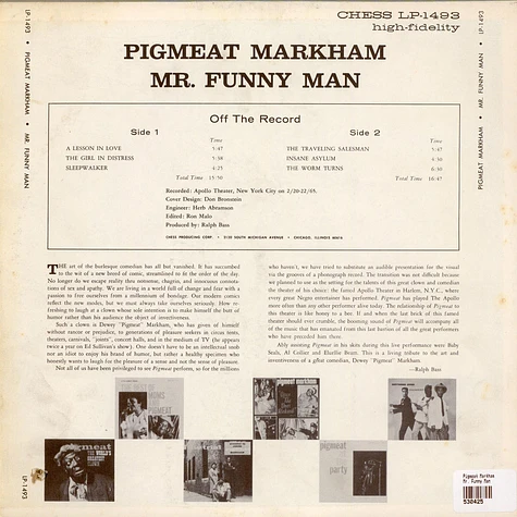 Pigmeat Markham - Mr. Funny Man