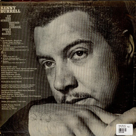 Kenny Burrell - Up The Street, 'Round The Corner, Down The Block