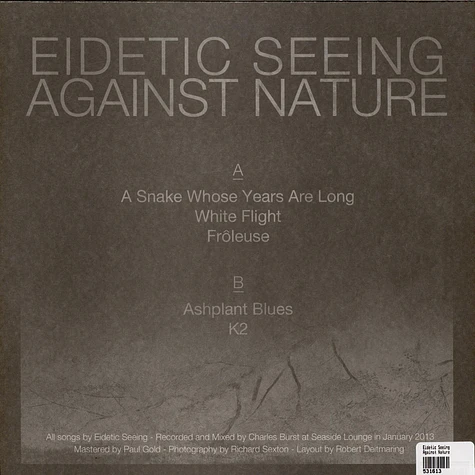Eidetic Seeing - Against Nature