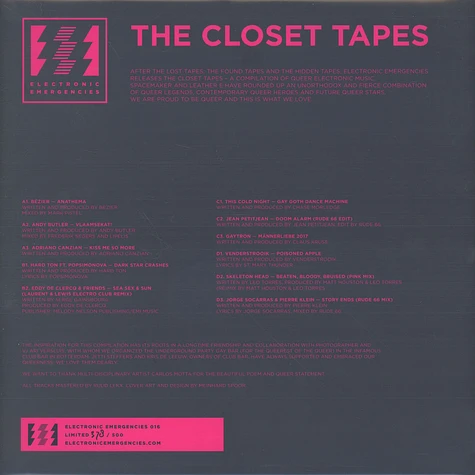 Various Queer Artists - The Closet Tapes
