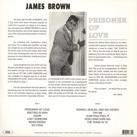 James Brown - Prisoner Of Love