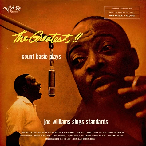 Count Basie - The Greatest! Count Basie Plays...Joe Williams Sings Standards