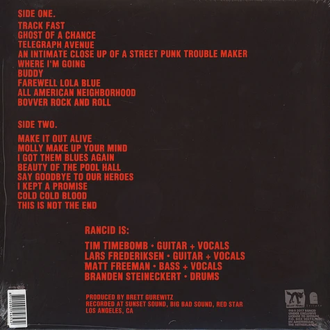 Rancid - Trouble Maker Limited Edition