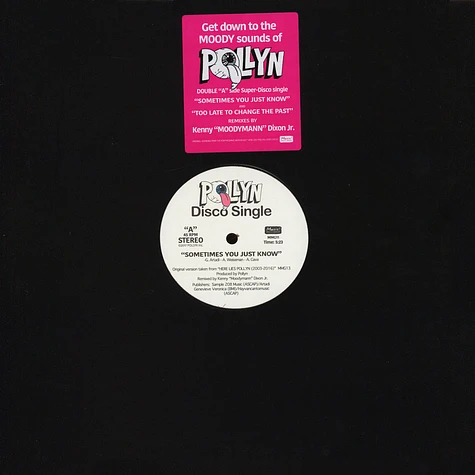 Pollyn - The Moodymann Remixes Back Vinyl Edition