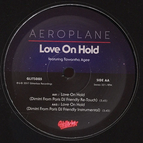 Aeroplane - Love On Hold Feat. Tawatha Age