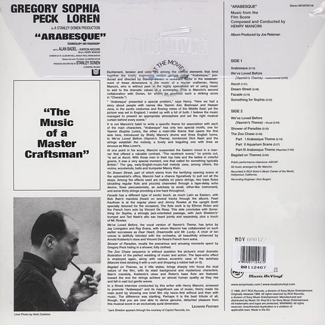 Henry Mancini - OST Arabesque Green Vinyl Edition