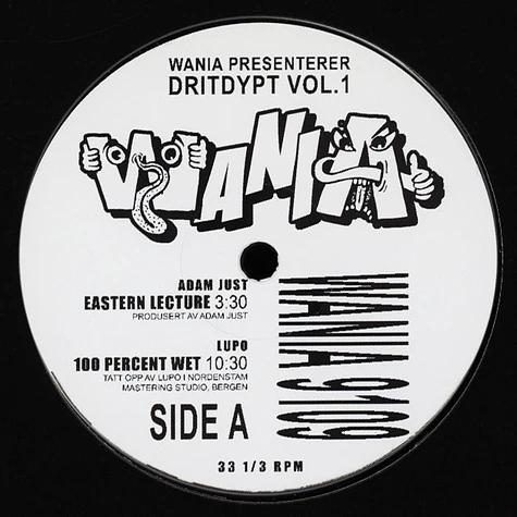 V.A. - Wania Presenterer Dritdypt Volume 1