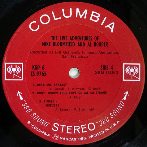 Mike Bloomfield And Al Kooper - The Live Adventures Of Mike Bloomfield And Al Kooper