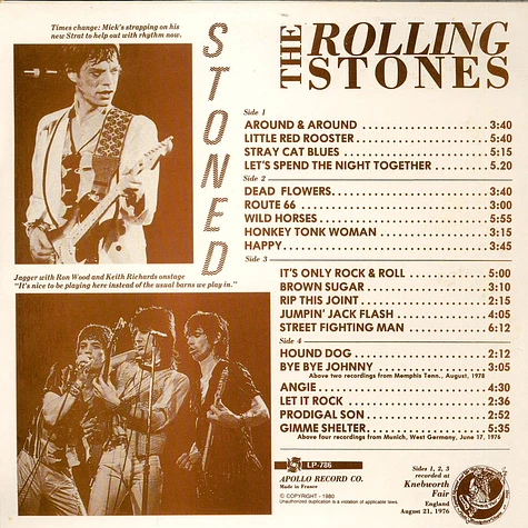 The Rolling Stones - Stoned Stones