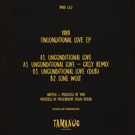 Yaya - Unconditional Love EP