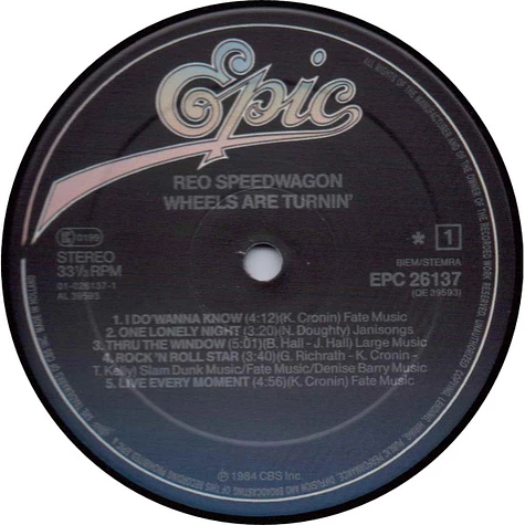 REO Speedwagon - Wheels Are Turnin'