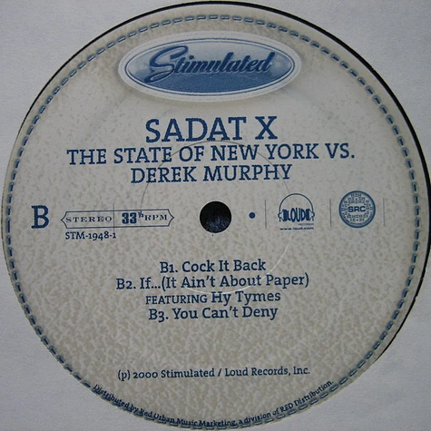 Sadat X - The State Of New York Vs. Derek Murphy