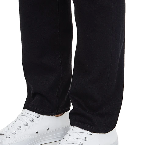 Edwin - ED-55 Regular Tapered Pants CS White Listed Black Selvage Stretch Denim, 13 oz