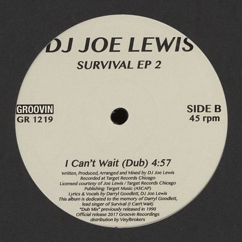 DJ Joe Lewis - Survival EP 2
