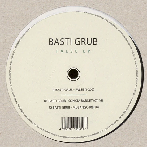 Basti Grub - False EP