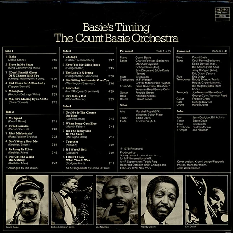 Count Basie Orchestra - Basie's Timing