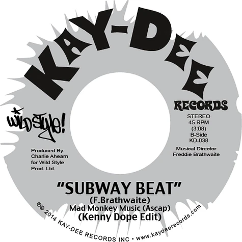 Kenny Dope - Wildstyle Breakbeats: Down By Law / Subway Beat