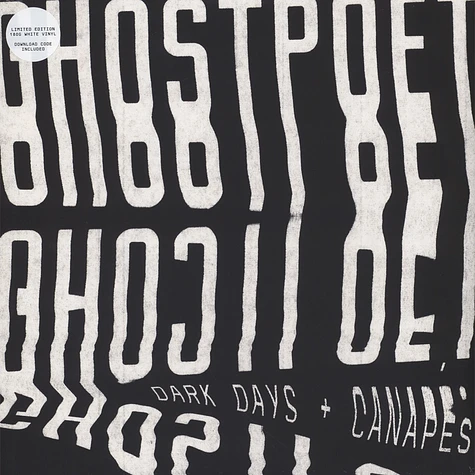 Ghostpoet - Dark Days & Canapes Limited Edition