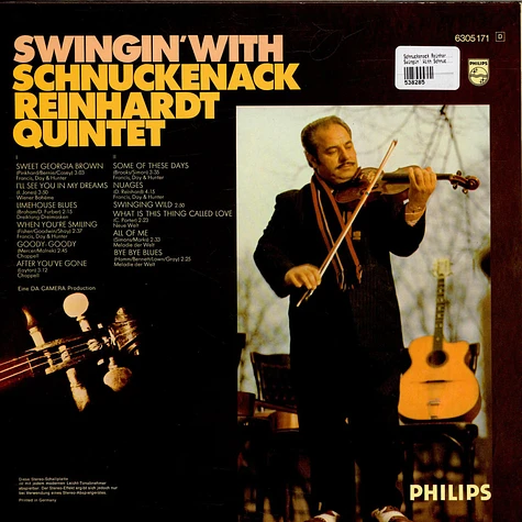 Schnuckenack Reinhardt Quintett - Swingin' With Schnuckenack Reinhardt Quintet