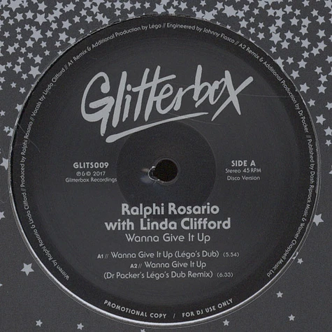 Ralphi Rosario & Linda Clifford - Wanna Give It Up Légo, Dr Packer & Jamie 3:26 Remixes
