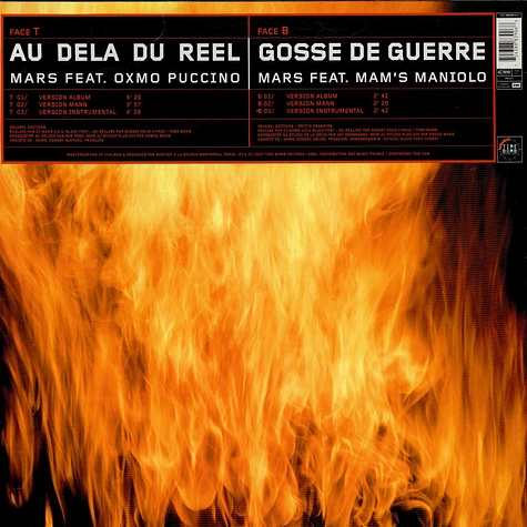 DJ Mars - Au Dela Du Réel / Gosse De Guerre