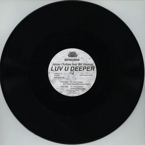 Jesse Outlaw - Luv U Deeper Feat. Bill Beaver